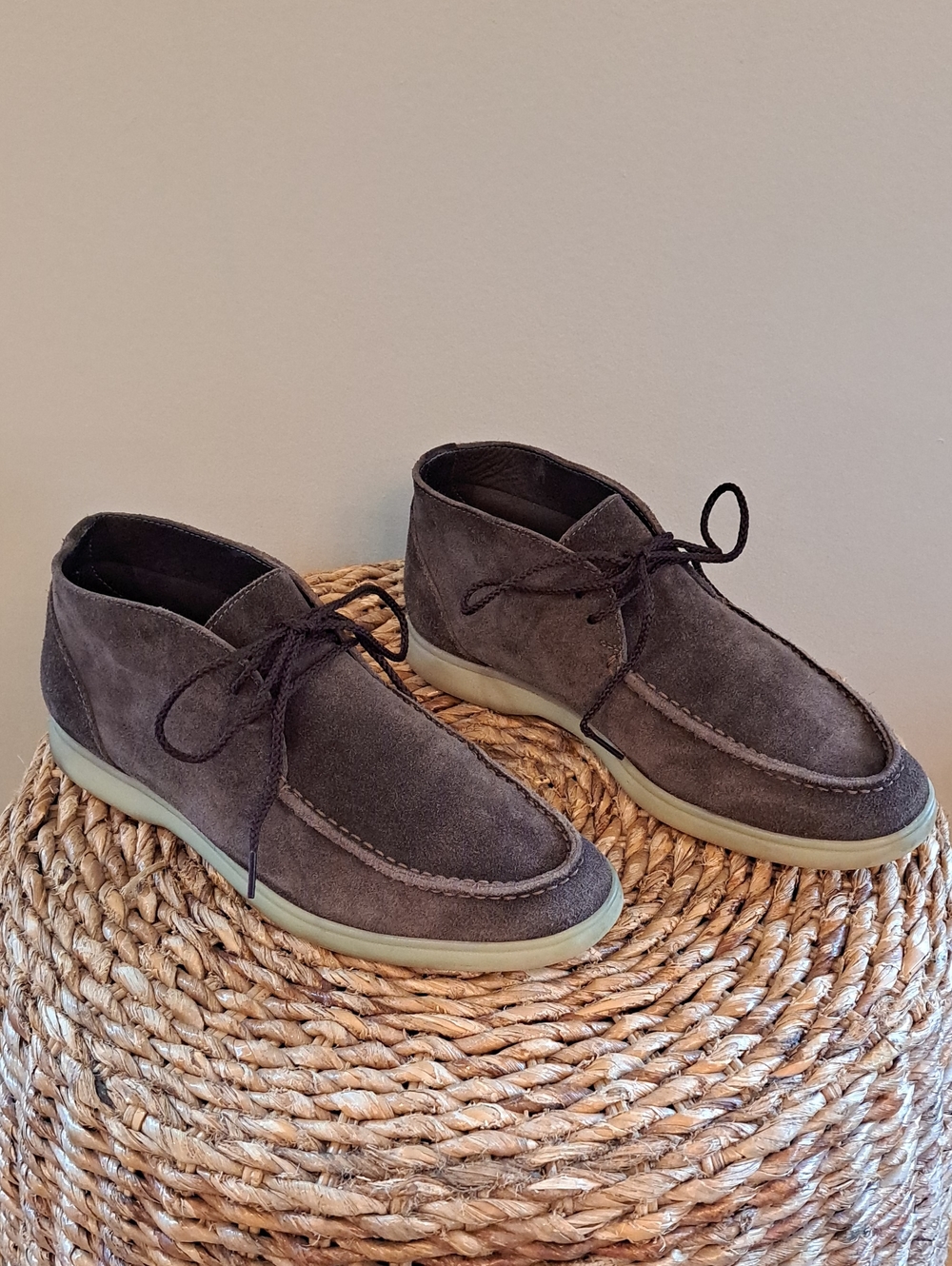 Suitsupply Mens Chukka Brown Suede Business Casual/Preppy Ankle Boots 39/6